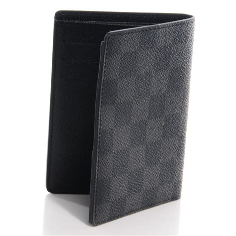 LOUIS VUITTON Damier Graphite James Wallet .